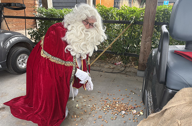 Sint en piet op bezoek bij de mix