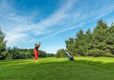 Gastspeler op de golfbaan van Landgoed Bergvliet